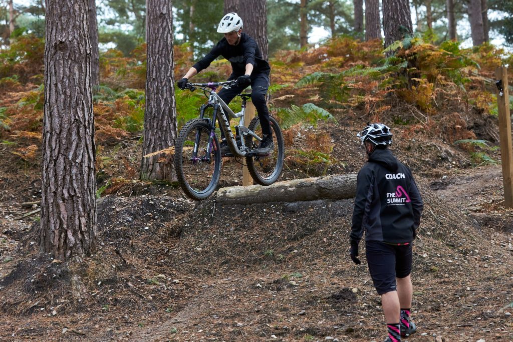 Coaching drops on a MTB